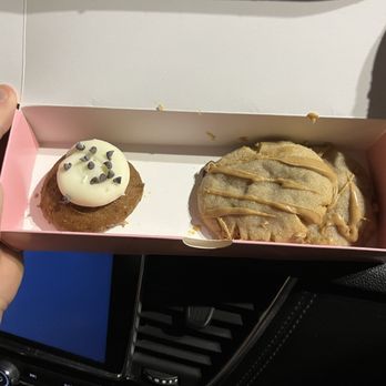 Crumbl - Brick - This is how the lady handed me the cookies. - Bakeries Near Me - Brick Township, New Jersey