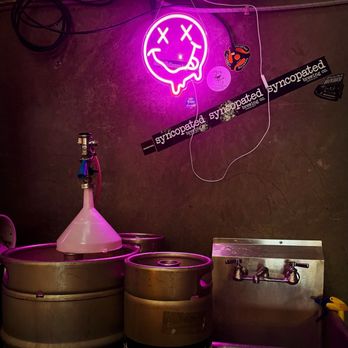 Syncopated Brewing - Fun neon signs - Breweries Near Me - Lakewood, California