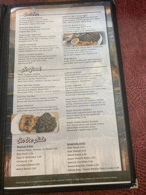 Menu photo 1 Gillmor's Restaurant Lincoln, ME Menu photo 1 Gillmor's Restaurant Lincoln, ME
