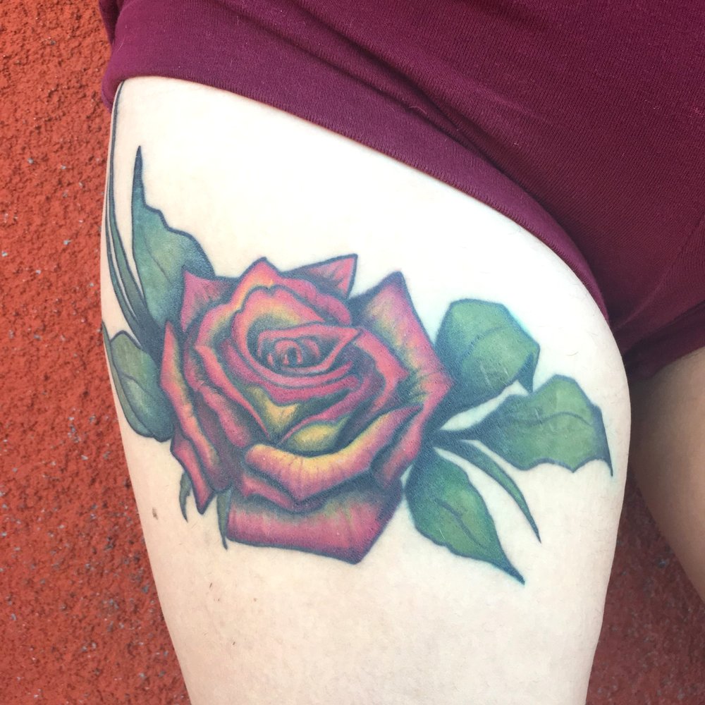 Divinity Tattoo - Rose piece by Samantha Taylor - Tattoo Near Me - Anchorage, Alaska Divinity Tattoo - Rose piece by Samantha Taylor - Tattoo Near Me - Anchorage, Alaska
