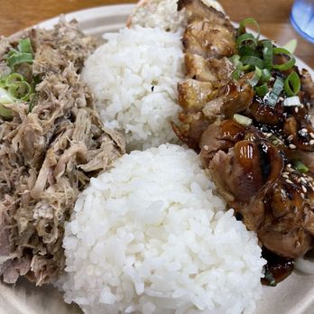 Ippy’s Hawaiian Barbeque - Mac salad, rice, Kalua pig, Teri chicken - Barbeque Near Me - Kamuela, Hawaii Ippy’s Hawaiian Barbeque - Mac salad, rice, Kalua pig, Teri chicken - Barbeque Near Me - Kamuela, Hawaii