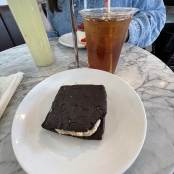 Tatte Bakery & Cafe | Capitol Crossing - Chocolate Sandwich and large black iced tea. - Breakfast & Brunch Near Me - Washington, DC, District of Columbia