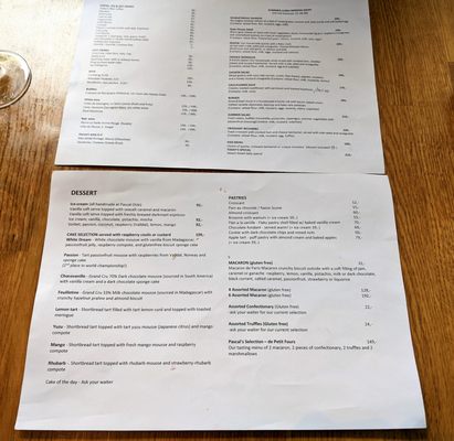 Menu photo 1 Pascal Oslo, 03