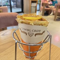 Crème brûlée crepe Crème brûlée crepe