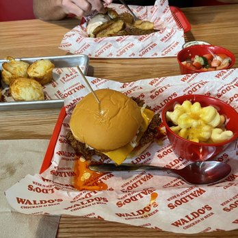 Waldo's Chicken & Beer - Biscuits and fowl mouth sandwich - Southern Near Me - Franklin, Tennessee Waldo's Chicken & Beer - Biscuits and fowl mouth sandwich - Southern Near Me - Franklin, Tennessee