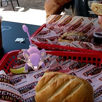 Firehouse Subs - And another poke coming in for a nibble! - Sandwiches Near Me - Orlando, Florida Firehouse Subs - And another poke coming in for a nibble! - Sandwiches Near Me - Orlando, Florida