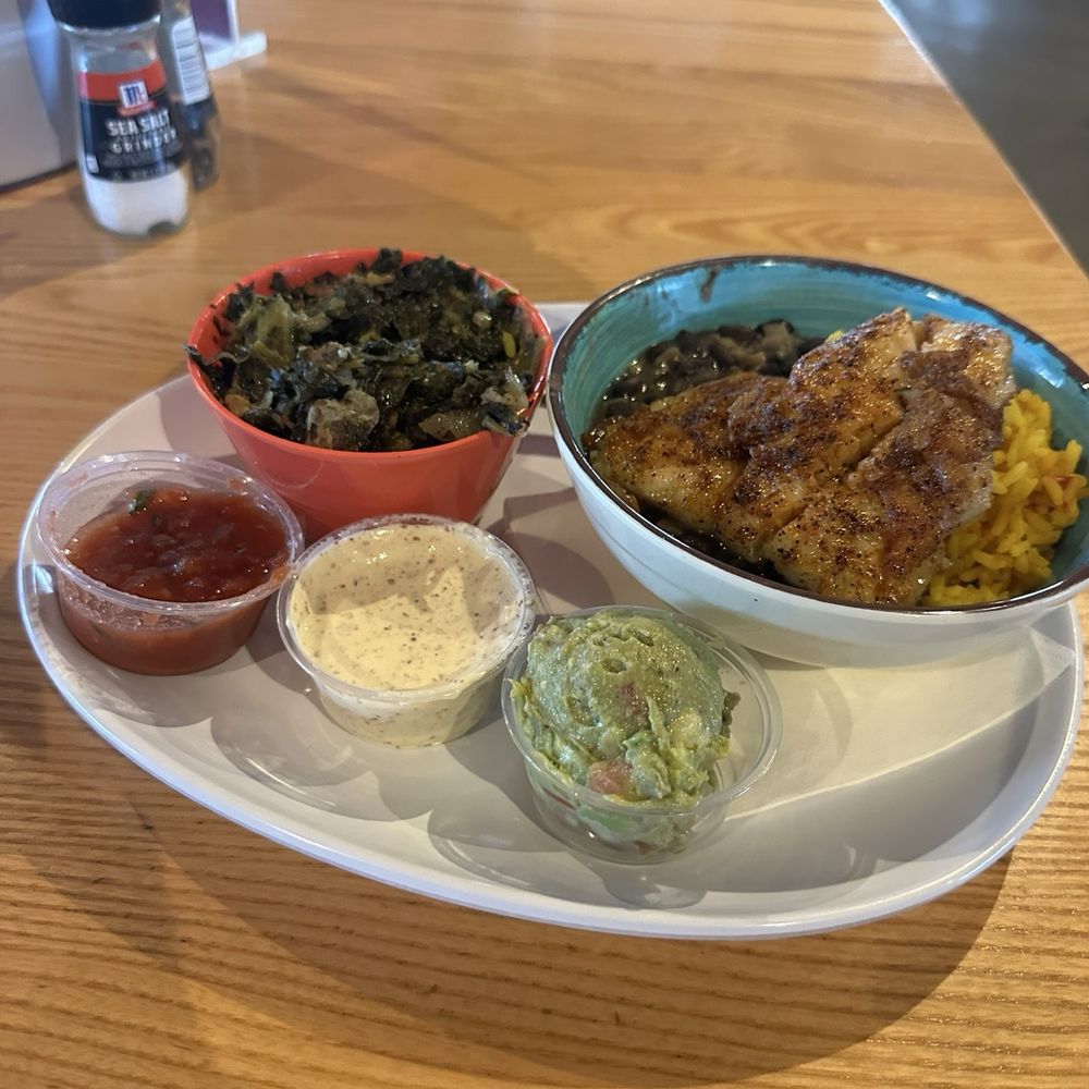 Island Black Beans Mama's Turnip Greens Cuban Yellow Rice Island Black Beans Mama's Turnip Greens Cuban Yellow Rice