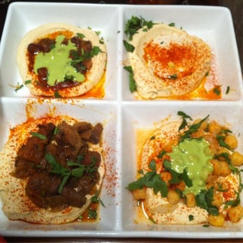Hummus Kitchen - Hummus Sampler - simply divine... - Middle Eastern Near Me - New York, New York Hummus Kitchen - Hummus Sampler - simply divine... - Middle Eastern Near Me - New York, New York