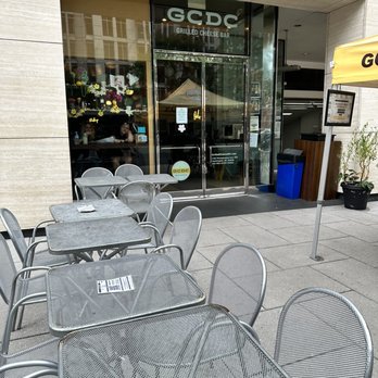 GCDC Grilled Cheese Bar - entrance with outdoor seating - American Near Me - Washington, DC, District of Columbia