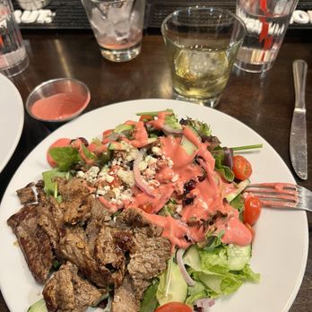 Plank Craft Kitchen & Bar - Napa Salad with steak added - American Near Me - Folsom, California Plank Craft Kitchen & Bar - Napa Salad with steak added - American Near Me - Folsom, California