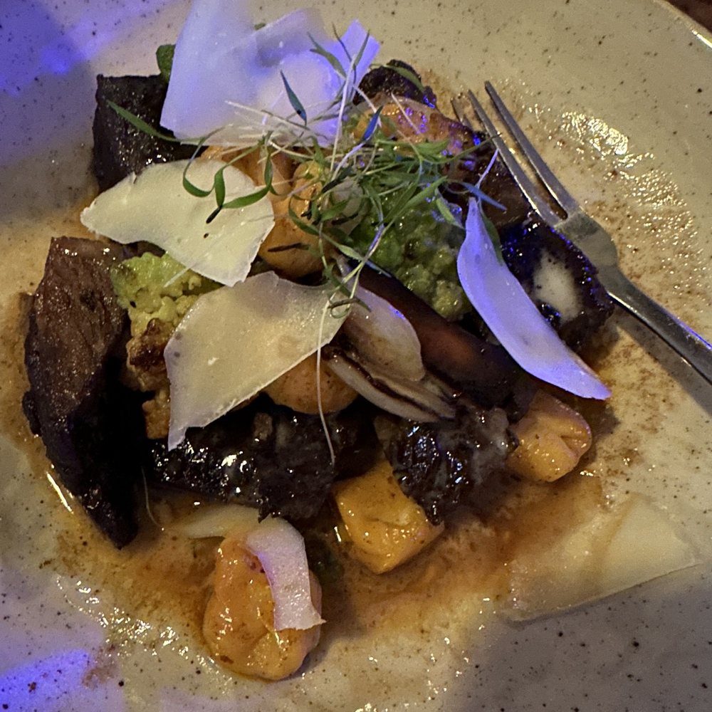 Braised beef short ribs
