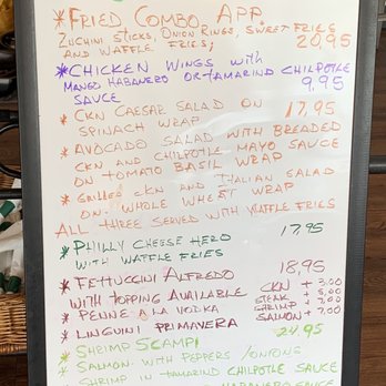 Valley Pub & Restaurant - Their specials for the day. $18 for a cheesesteak or a wrap is INSANE. - American Near Me - Waterville Valley, New Hampshire Valley Pub & Restaurant - Their specials for the day. $18 for a cheesesteak or a wrap is INSANE. - American Near Me - Waterville Valley, New Hampshire