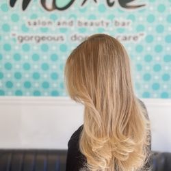 Moxie Salon & Beauty Bar - I've gotten my haircut by several stylists here at Moxie. This specific cut and blowout is by Frank!