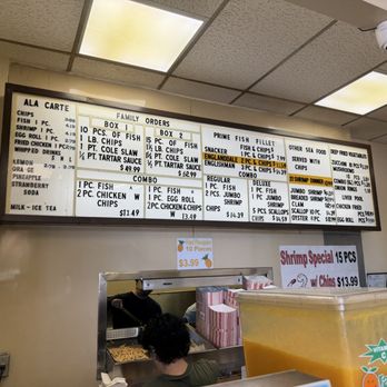 England Fish & Chips - Menu - Seafood Near Me - Long Beach, California England Fish & Chips - Menu - Seafood Near Me - Long Beach, California