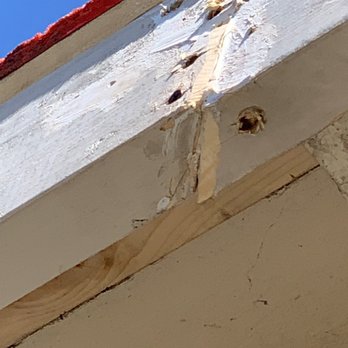 LG Builders - Again, Bondo used to repair poor NEW fascia installation. - General Contractors Near Me - North Hollywood, California