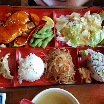 Ninja Sushi - Salmon teriyaki bento box - Ramen Near Me - Nutley, New Jersey