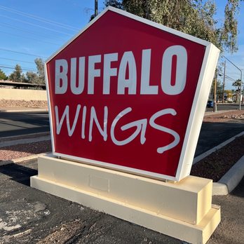 Buffalo Wings - Sign - Chicken Wings Near Me - Tucson, Arizona