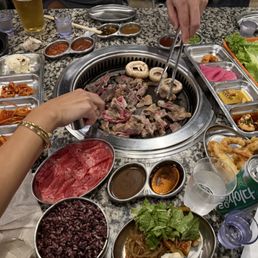 The spread!  Yummy and so colorful!