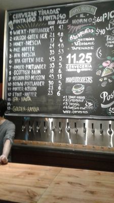 Menu photo 1 Cervecería 11.25 Buenos Aires, C
