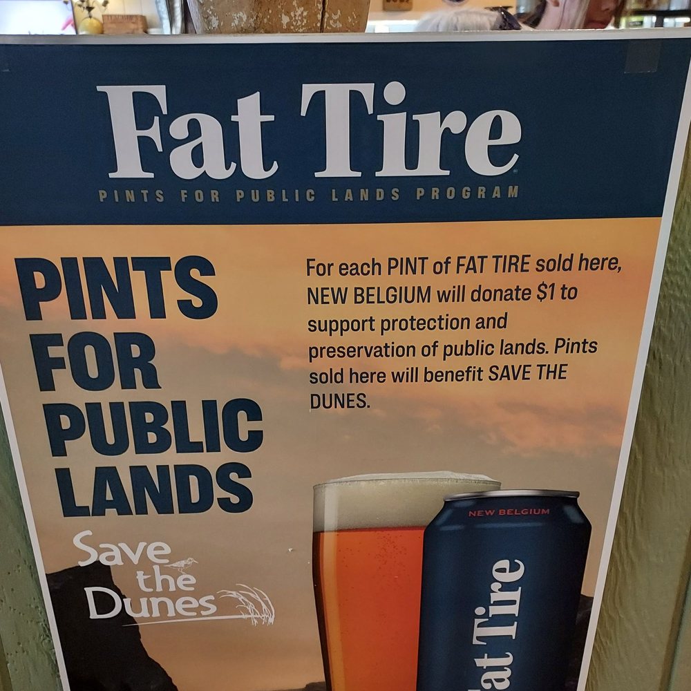 Swingbelly's - a sign for fat tire pints for public lands - Salad Near Me - Michigan City, Indiana Swingbelly's - a sign for fat tire pints for public lands - Salad Near Me - Michigan City, Indiana