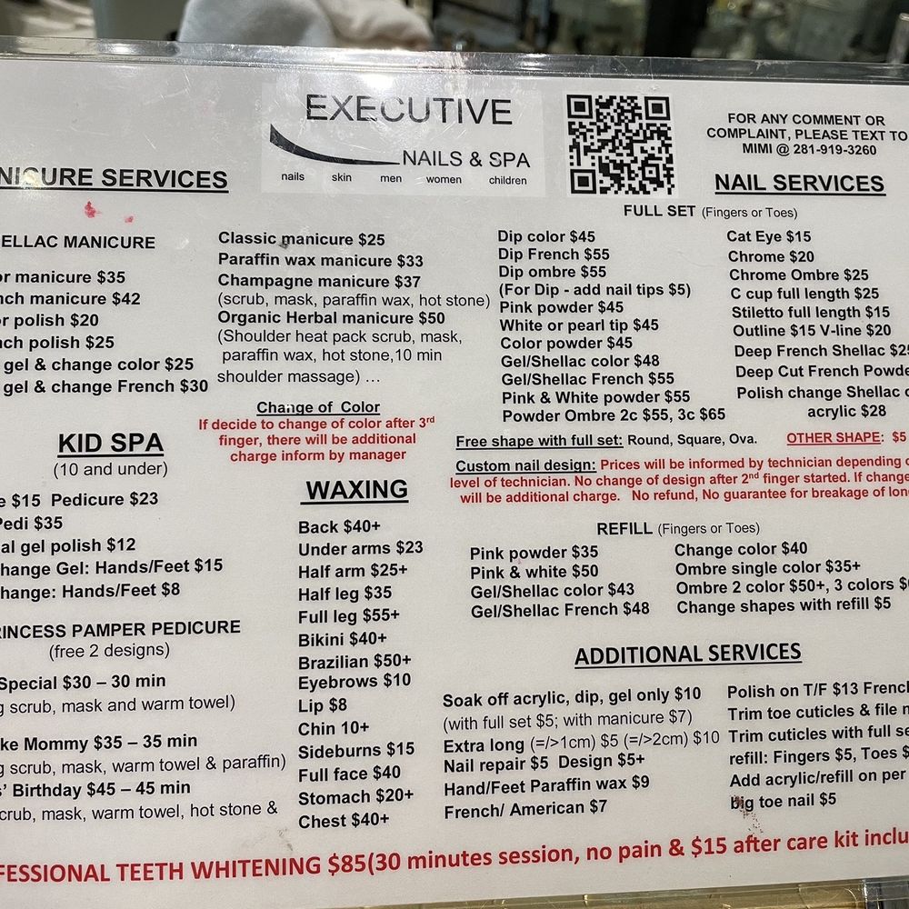Executive Nails & Spa Vintage - Nail Salons Near Me - Houston, Texas