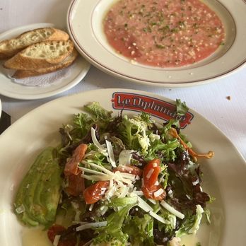 Le Diplomate - Warm Shrimp Salad, Tuna Carpaccio - Brasseries Near Me - Washington, DC, District of Columbia
