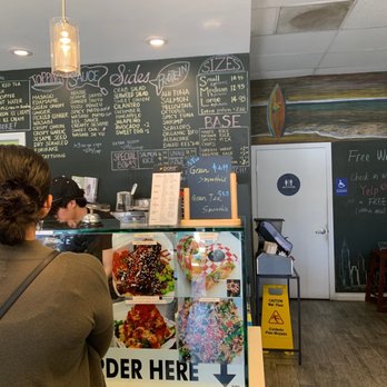 Poke Rainbow - Part of the menu and where you order - Poke Near Me - Van Nuys, California