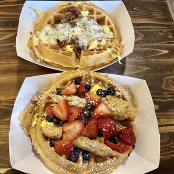 Capitol Waffle Shop - Grandma Waffle Chorizo, Egg, & Queso - Waffles Near Me - Richmond, Virginia Capitol Waffle Shop - Grandma Waffle Chorizo, Egg, & Queso - Waffles Near Me - Richmond, Virginia