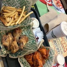 Lemon pepper and buffalo Lemon pepper and buffalo