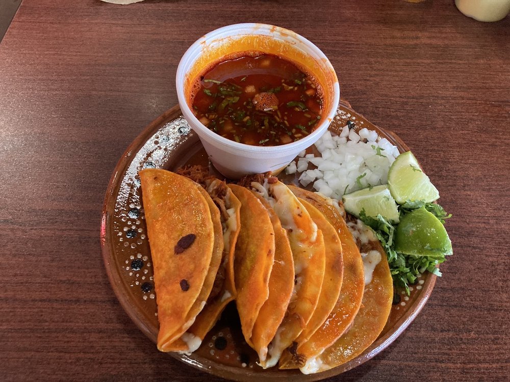 Food from Birrieria y Taqueria Cortez