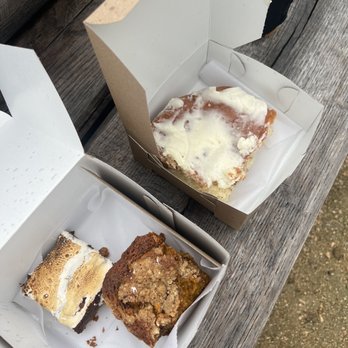 The Batchmaker - S'mores Brownie, Pumpkin Cheesecake, and peanut butter Oreo cinnamon roll. - Bakeries Near Me - Charlotte, North Carolina