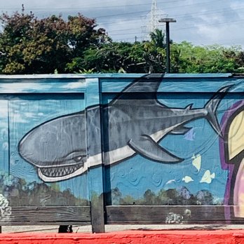 Detail Garage - Mako shark graffiti on the wall nearby the shop. If you see this you drove too far! - Auto Parts & Supplies Near Me - Pearl City, Hawaii Detail Garage - Mako shark graffiti on the wall nearby the shop. If you see this you drove too far! - Auto Parts & Supplies Near Me - Pearl City, Hawaii