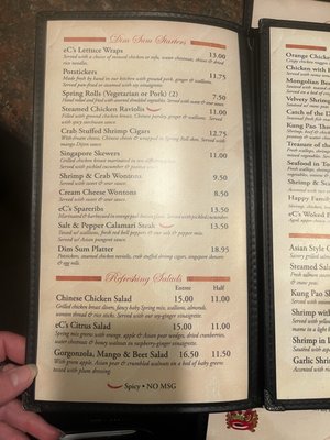 Menu photo 5 eC's Asian Station Grand Junction, CO