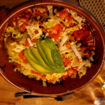 Fork & Fig - Brisket enchiladas with avocado - Burgers Near Me - Albuquerque, New Mexico