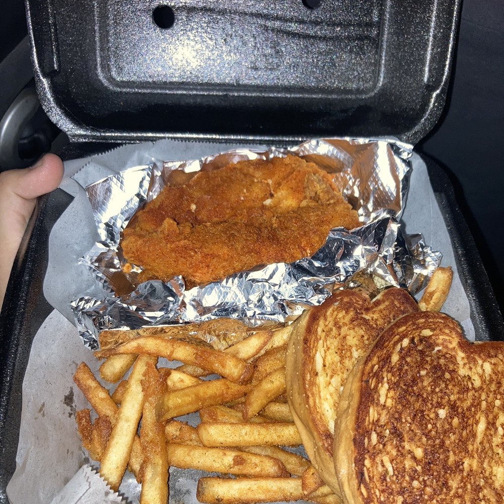 Legend Hot Chicken - Medium 3. 3 Tenders 2 Toast Fries Drink - Chicken Shop Near Me - Stanton, California Legend Hot Chicken - Medium 3. 3 Tenders 2 Toast Fries Drink - Chicken Shop Near Me - Stanton, California