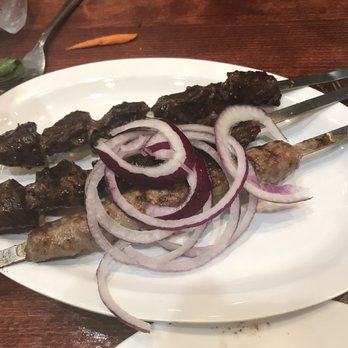 Cheburechnaya - 2 Hangar steak and 1 lulya kebab - Kosher Near Me - Rego Park, New York Cheburechnaya - 2 Hangar steak and 1 lulya kebab - Kosher Near Me - Rego Park, New York