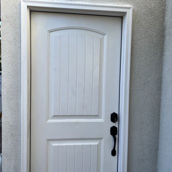 Handyman - Exterior door from garage to back yard - Handyman Near Me - Fullerton, California