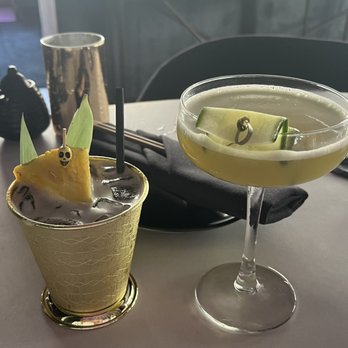 Kai - The Battousai and Zen Garden are both refreshing drinks for the summer. They're both new to the menu. - Asian Fusion Near Me - Plano, Texas