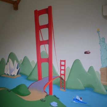 Pied Piper Designs - Tom Matousek (Pied Piper Designs) World Landmarks Mural, San Francisco, CA - Painters Near Me Pied Piper Designs - Tom Matousek (Pied Piper Designs) World Landmarks Mural, San Francisco, CA - Painters Near Me