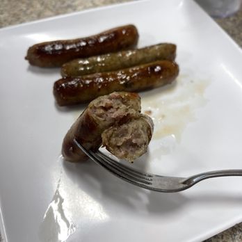 Rainbow Cafe - Undercooked sausage for the second time. - Breakfast & Brunch Near Me - Auburn, Washington