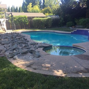 5 Star Pool Plaster - Pool and Spa Remodel with slide ****Before**** - Swimming Pools Near Me 5 Star Pool Plaster - Pool and Spa Remodel with slide ****Before**** - Swimming Pools Near Me