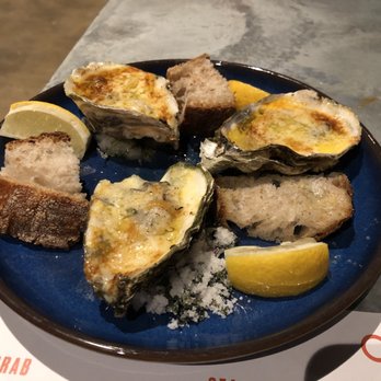 CLAW - Grilled Colchester Oyster w/ cultured chilli butter 3 for 9 pounds - Seafood Near Me - London, XGL CLAW - Grilled Colchester Oyster w/ cultured chilli butter 3 for 9 pounds - Seafood Near Me - London, XGL