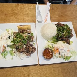 36. Vermicelli with Pork, Spring Roll and 27. BBQ Beef Rice 36. Vermicelli with Pork, Spring Roll and 27. BBQ Beef Rice