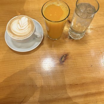 Popping Yolk Cafe - Hazelnut latte and fresh squeezed Orange Juice - Breakfast & Brunch Near Me - Pasadena, California Popping Yolk Cafe - Hazelnut latte and fresh squeezed Orange Juice - Breakfast & Brunch Near Me - Pasadena, California