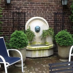 Garden Place - Courtyard garden with Garden Place accessories.