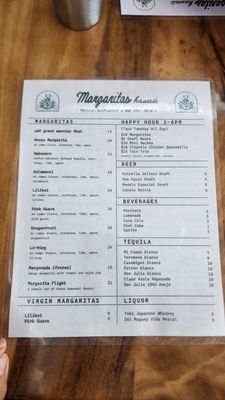 Menu photo 8 Margaritas Honolulu, HI