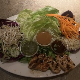 Asian Chicken Lettuce Wrap Tacos