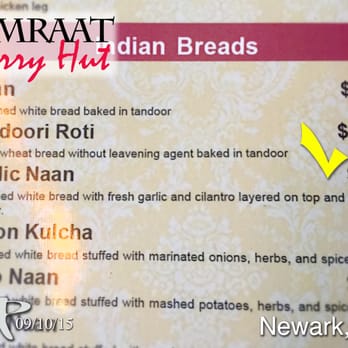 Samraat Curry Hut - Garlic Naan - Tasty; fresh - Indian Near Me - Newark, California Samraat Curry Hut - Garlic Naan - Tasty; fresh - Indian Near Me - Newark, California