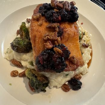 DeBlaze at 131 - Delicious salmon risotto meal - Steakhouses Near Me - Carnegie, Pennsylvania