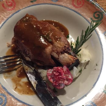Grand Hotel & Restaurant - Pork osso bucco - Hotels Near Me - Big Timber, Montana
